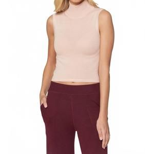 NEW LEIMERE monterey mock in peach whip